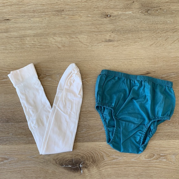 Baby Gap ,Blue/Green Corduroy Dress with panties and pantyhose. Size 6-12 M - Picture 6 of 6